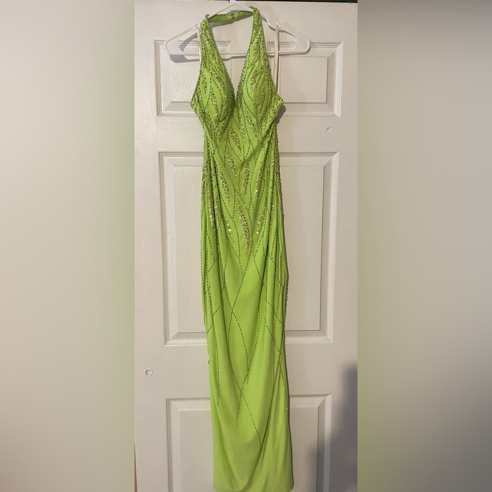 Lime Green Prom Dress